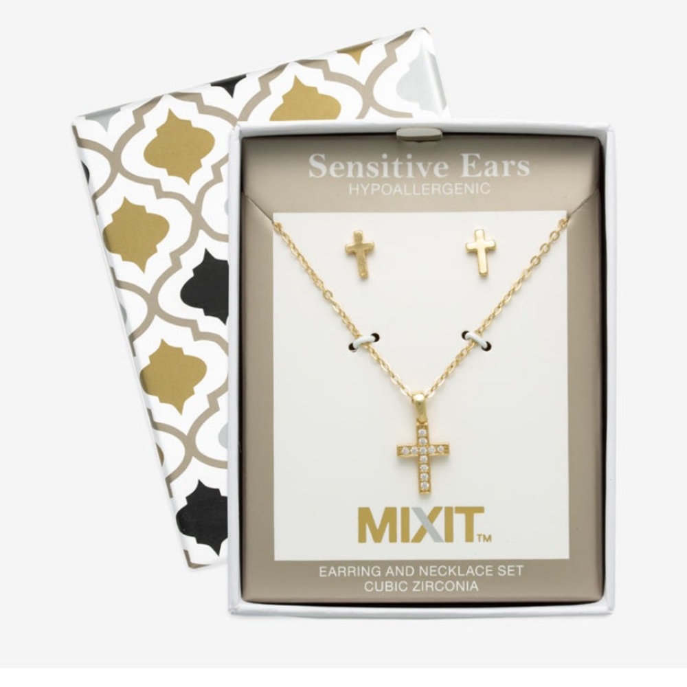 Mixit Religious Jewelry Hypoallergenic 2 pc set